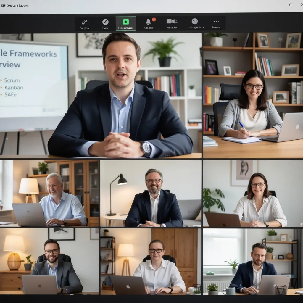 Ein Diagramm zeigt den Fortschritt eines Projekts in einem Scrum-Board.